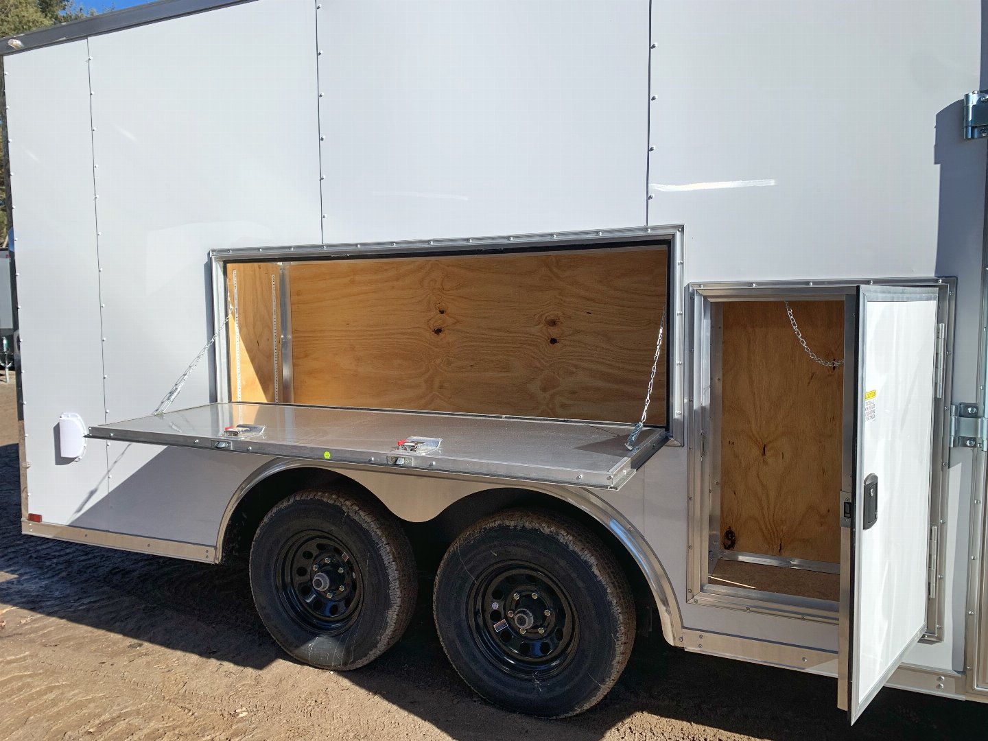New 2024 SPARTAN 8.5x18 + 2ft V nose/ JobSite Trailer/ Tool Cribs